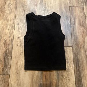 Hollister Black High-Neck Tank Top
